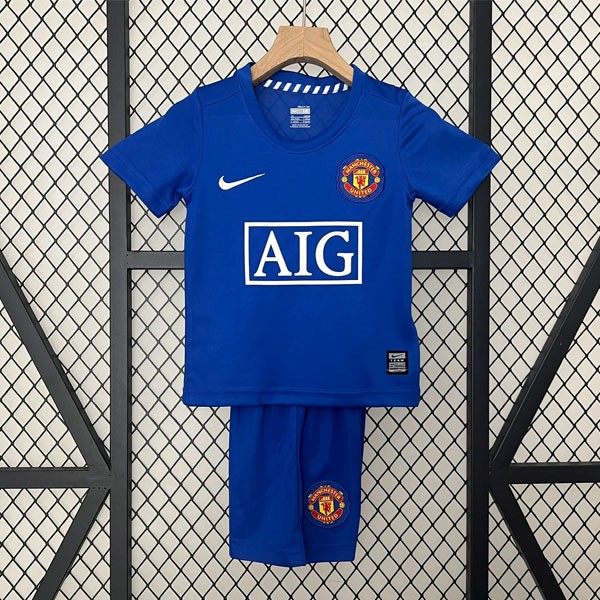 Camiseta Manchester United Replica Tercera Ropa Retro Niño 2008 2009